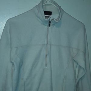 patagonia cream fleece sweater.